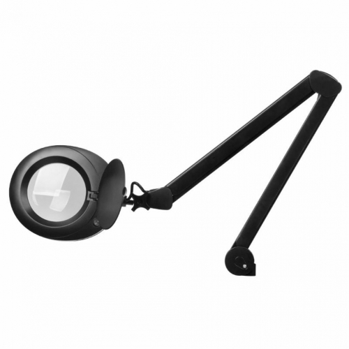 Fekete Nagyítós LEDes Lámpa - Asztallapra Szerelhető - Elegante